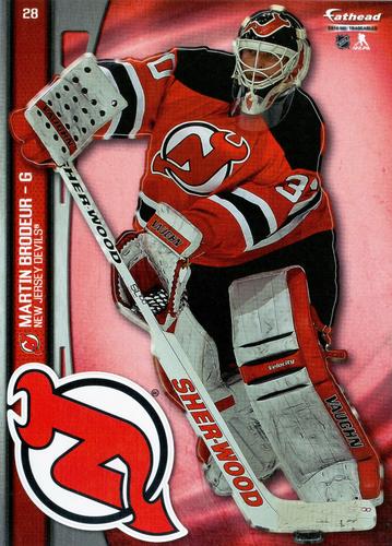 2014 Fathead NHL Tradeables #28 Martin Brodeur Front