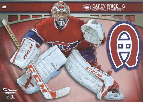 2014 Fathead NHL Tradeables #35 Carey Price Front