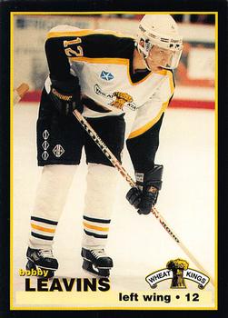 1996-97 Brandon Wheat Kings (WHL) Police #1 Bobby Leavins Front