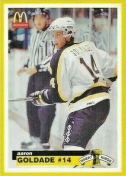 1997-98 McDonald's Brandon Wheat Kings (WHL) #14 Aaron Goldade Front