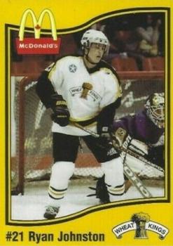 1998-99 McDonald's Brandon Wheat Kings (WHL) #NNO Ryan Johnston Front