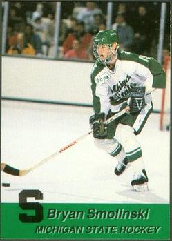 1992-93 Michigan State Spartans (NCAA) #22 Bryan Smolinski Front