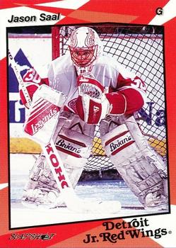 1993-94 Slapshot Detroit Jr. Red Wings (OHL) #2 Jason Saal Front