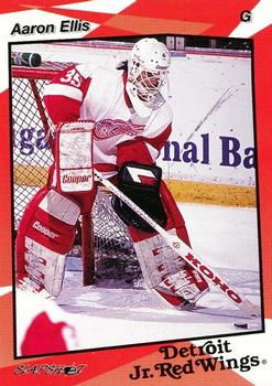 1993-94 Slapshot Detroit Jr. Red Wings (OHL) #3 Aaron Ellis Front