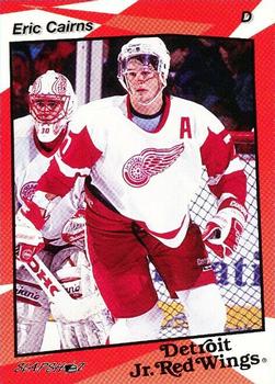 1993-94 Slapshot Detroit Jr. Red Wings (OHL) #7 Eric Cairns Front