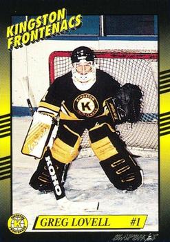 1993-94 Slapshot Kingston Frontenacs (OHL) #1 Greg Lovell Front
