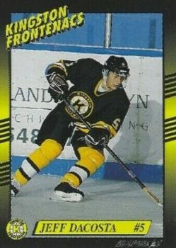 1993-94 Slapshot Kingston Frontenacs (OHL) #6 Jeff DaCosta Front