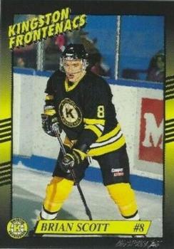 1993-94 Slapshot Kingston Frontenacs (OHL) #8 Brian Scott Front