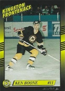 1993-94 Slapshot Kingston Frontenacs (OHL) #11 Ken Boone Front