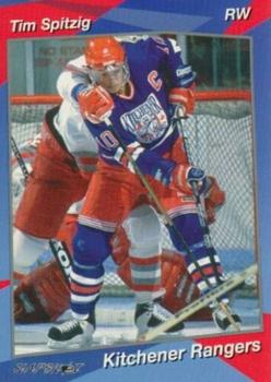 1993-94 Slapshot Kitchener Rangers (OHL) #9 Tim Spitzig Front