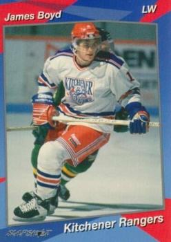 1993-94 Slapshot Kitchener Rangers (OHL) #14 James Boyd Front