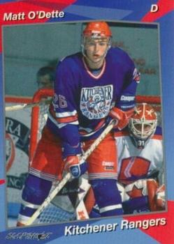 1993-94 Slapshot Kitchener Rangers (OHL) #21 Matt O'Dette Front