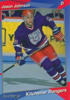 1993-94 Slapshot Kitchener Rangers (OHL) #23 Jason Johnson Front