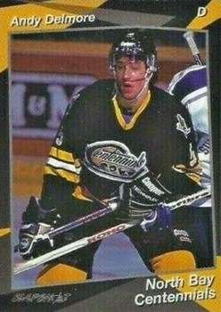 1993-94 Slapshot North Bay Centennials (OHL) #5 Andy Delmore Front