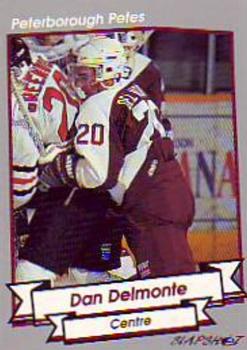 1993-94 Slapshot Peterborough Petes (OHL) #24 Dan Del Monte Front
