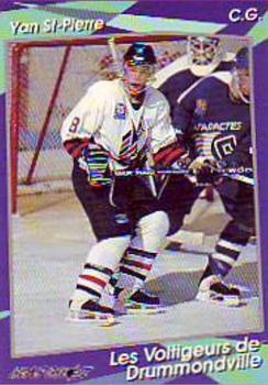 1993-94 Slapshot Drummondville Voltigeurs (QMJHL) #8 Yan St. Pierre Front