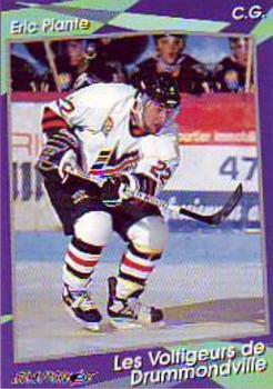 1993-94 Slapshot Drummondville Voltigeurs (QMJHL) #15 Eric Plante Front