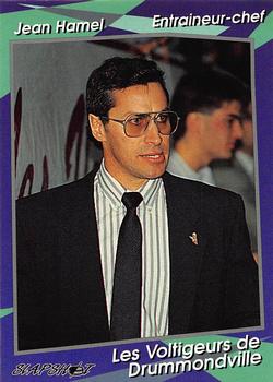 1993-94 Slapshot Drummondville Voltigeurs (QMJHL) #25 Jean Hamel Front