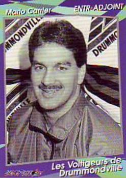 1993-94 Slapshot Drummondville Voltigeurs (QMJHL) #26 Mario Carrier Front