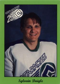 1993-94 Shawinigan Cataractes (QMJHL) #6 Sylvain Daigle Front