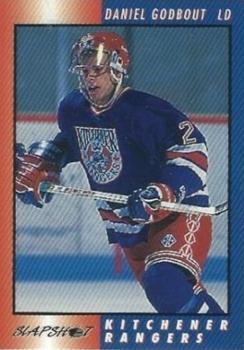 1994-95 Slapshot Kitchener Rangers (OHL) #4 Daniel Godbout Front