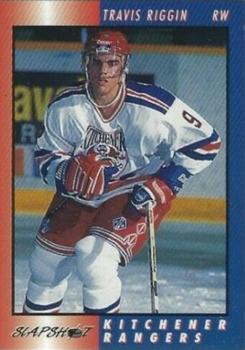 1994-95 Slapshot Kitchener Rangers (OHL) #9 Travis Riggin Front