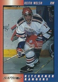 1994-95 Slapshot Kitchener Rangers (OHL) #17 Keith Welsh Front