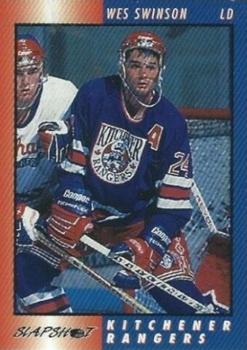 1994-95 Slapshot Kitchener Rangers (OHL) #22 Wes Swinson Front