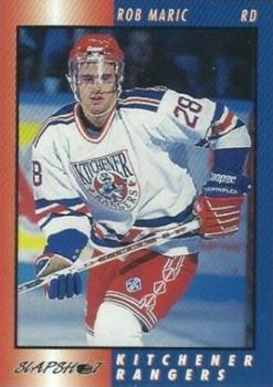 1994-95 Slapshot Kitchener Rangers (OHL) #25 Rob Maric Front