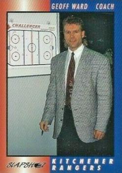 1994-95 Slapshot Kitchener Rangers (OHL) #27 Geoff Ward Front