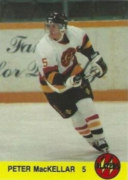 1994-95 Owen Sound Platers (OHL) #5 Peter MacKellar Front