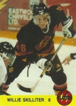 1994-95 Owen Sound Platers (OHL) #6 Willie Skilliter Front