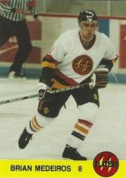 1994-95 Owen Sound Platers (OHL) #8 Brian Medeiros Front