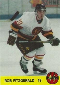1994-95 Owen Sound Platers (OHL) #17 Rob Fitzgerald Front