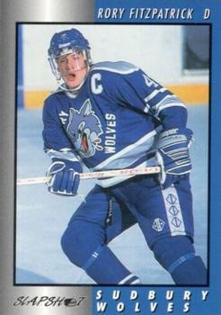1994-95 Slapshot Sudbury Wolves (OHL) #3 Rory Fitzpatrick Front