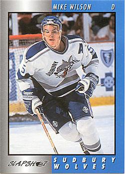 1994-95 Slapshot Sudbury Wolves (OHL) #4 Mike Wilson Front
