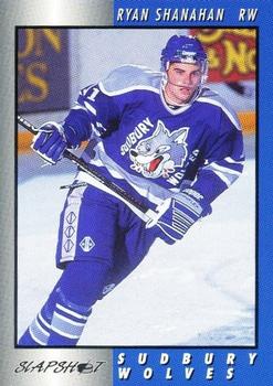 1994-95 Slapshot Sudbury Wolves (OHL) #9 Ryan Shanahan Front