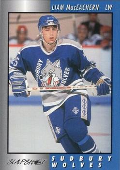 1994-95 Slapshot Sudbury Wolves (OHL) #18 Liam MacEachern Front