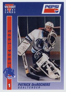 1994-95 Victory Sports Cards Barrie Colts (OJHL) #NNO Patrick DesRochers Front