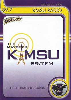 2013-14 KMSU 89.7 FM Minnesota State Mavericks (NCAA) #NNO KMSU Radio Front