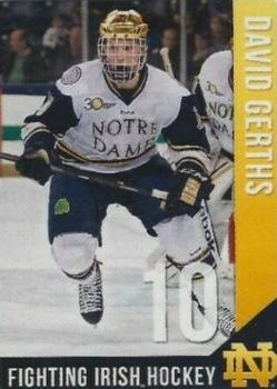 2013-14 Notre Dame Fighting Irish (NCAA) #6 David Gerths Front