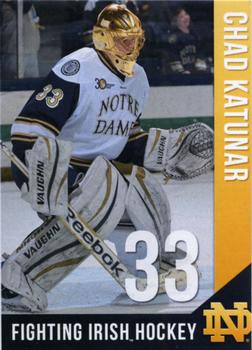 2013-14 Notre Dame Fighting Irish (NCAA) #27 Chad Katunar Front