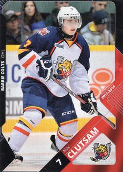 2013-14 Extreme Barrie Colts (OHL) #6 Mac Clutsam Front
