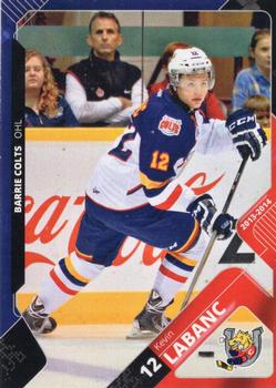 2013-14 Extreme Barrie Colts (OHL) #11 Kevin Labanc Front