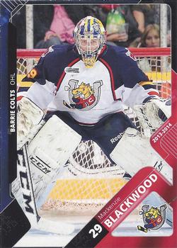 2013-14 Extreme Barrie Colts (OHL) #23 Mackenzie Blackwood Front