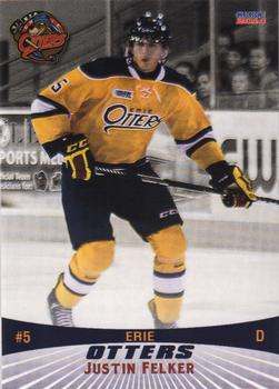 2013-14 Choice Erie Otters (OHL) #10 Justin Felker Front