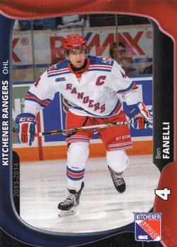 2013-14 Extreme Kitchener Rangers (OHL) #1 Ben Fanelli Front