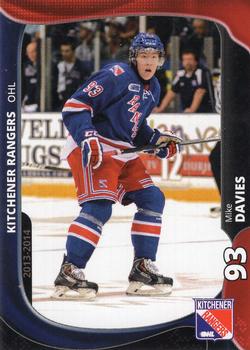 2013-14 Extreme Kitchener Rangers (OHL) #22 Mike Davies Front
