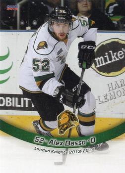 2013-14 Choice London Knights (OHL) #3 Alex Basso Front