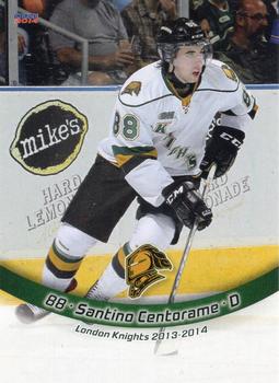 2013-14 Choice London Knights (OHL) #5 Santino Centorame Front